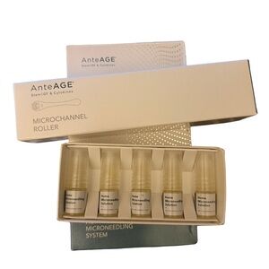 AnteAGE Home Microneedling System *3 bonus anti-aging professional use ampules*
